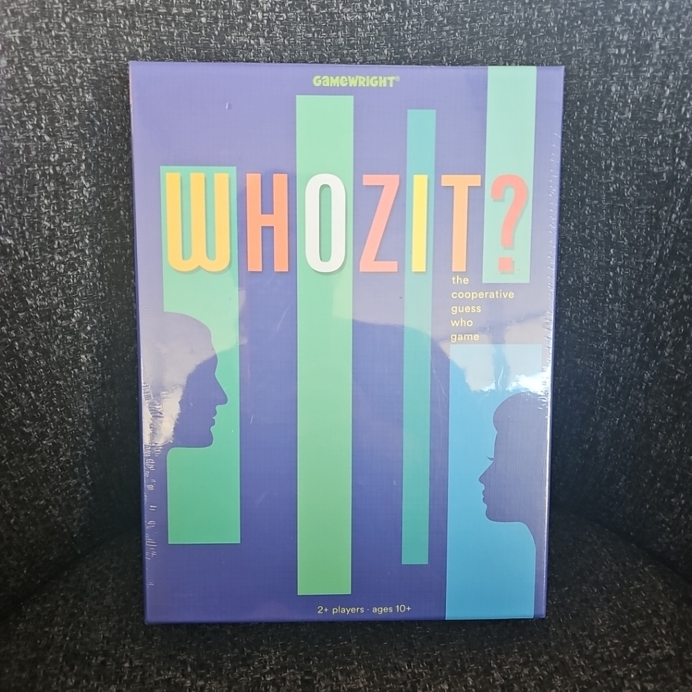 2019 NIB Sealed Gamewright WHOZIT? The Cooperative Guess Who Party Game